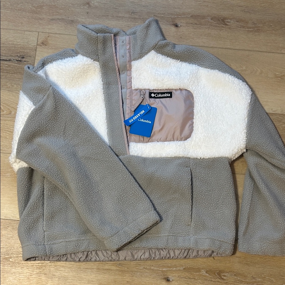 Columbia Womens Fleece Button Up NWT